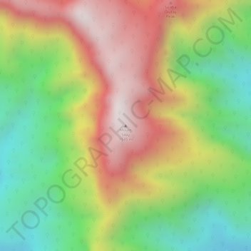 Mount Silayの地形図、標高、地勢