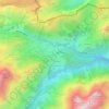 Warthの地形図、標高、地勢