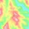 La Maderaの地形図、標高、地勢