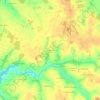 La Laiterieの地形図、標高、地勢