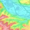 Trunstadtの地形図、標高、地勢