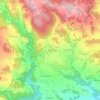 Zeurzの地形図、標高、地勢