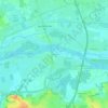 La Filerieの地形図、標高、地勢
