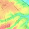 Sernyの地形図、標高、地勢