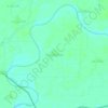 Ghatti Kalanjarの地形図、標高、地勢