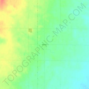 Bentleyの地形図、標高、地勢