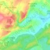 Basse-Partheの地形図、標高、地勢