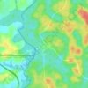 Meyo-Kyéの地形図、標高、地勢
