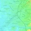 Kampung Benggaliの地形図、標高、地勢