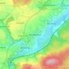 Schlottenhofの地形図、標高、地勢