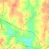 Hornerの地形図、標高、地勢