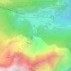 Pian di Vioneの地形図、標高、地勢