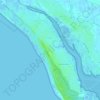 Lotissement Les Sables d'Orの地形図、標高、地勢