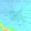 Mexicaliの地形図、標高、地勢