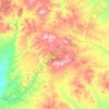 Yozgatの地形図、標高、地勢