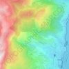Guaitellaの地形図、標高、地勢