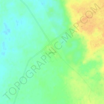 At Tasrirの地形図、標高、地勢