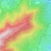 Monte Peroneの地形図、標高、地勢