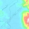 Purnagaの地形図、標高、地勢