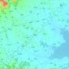 六家庄の地形図、標高、地勢