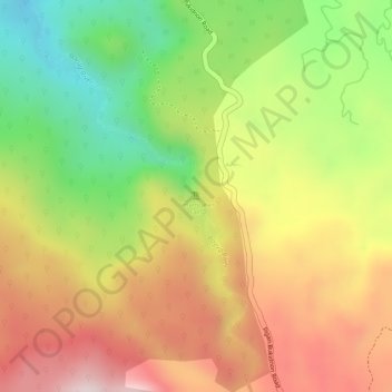 Limunsudan Fallsの地形図、標高、地勢