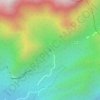 Cachoeira da Escadaの地形図、標高、地勢
