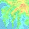 Lann Vihanの地形図、標高、地勢