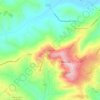 Castelnuovoの地形図、標高、地勢