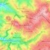 Kölsch-Büllesbachの地形図、標高、地勢