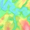 Fruzeの地形図、標高、地勢