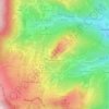 Roche de Solutréの地形図、標高、地勢