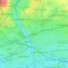 Ilfordの地形図、標高、地勢