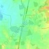 Omanthaiの地形図、標高、地勢