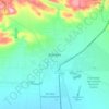 Bela-Belaの地形図、標高、地勢