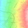 Sudapinの地形図、標高、地勢