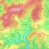 Lederbachの地形図、標高、地勢