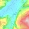 Llandrilloの地形図、標高、地勢