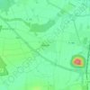 Wasselの地形図、標高、地勢