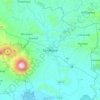 San Miguelの地形図、標高、地勢