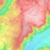 Hôtel Enfoncéの地形図、標高、地勢