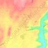 Shontoの地形図、標高、地勢