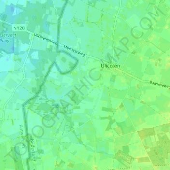 Heikantの地形図、標高、地勢