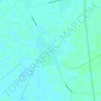 Heirの地形図、標高、地勢