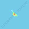 Farol da Ilha Rasaの地形図、標高、地勢