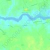 Sandy Pointの地形図、標高、地勢