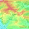 Thüngbachの地形図、標高、地勢