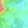 Simeonの地形図、標高、地勢