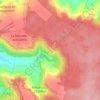 Paradisの地形図、標高、地勢