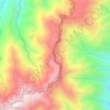 Lengaoanの地形図、標高、地勢