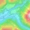 Filisurの地形図、標高、地勢